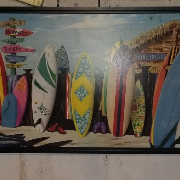 "SURF SHACK" by Scott Westmoreland Print on Canvas - Picture 9 of 14